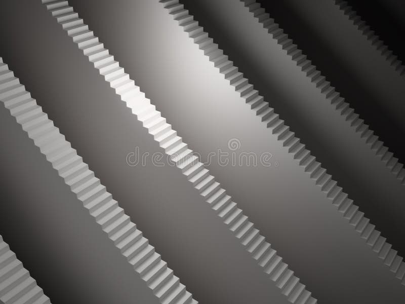 Escadarias infinitas abstratas ilustração stock