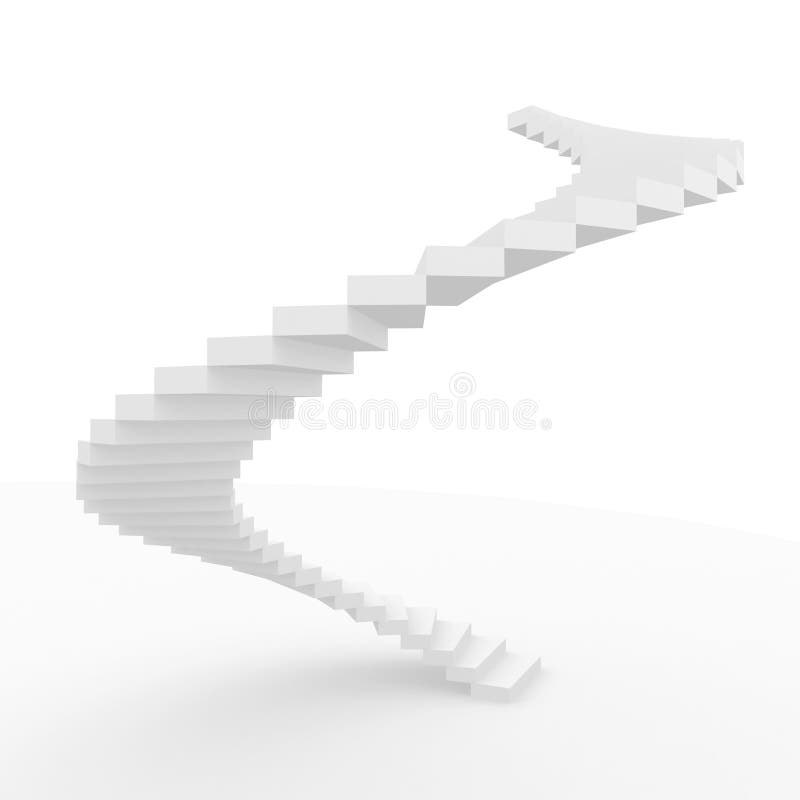 Escalera ilustración del vector