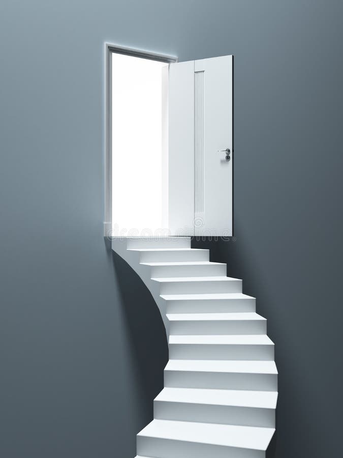 Escalera a la puerta del cielo libre illustration Escalera a la puerta del cielo libre illustration