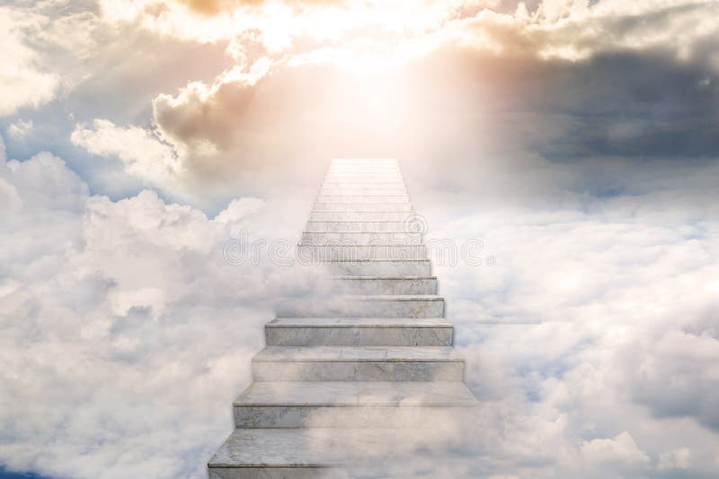 Escalier au ciel Religion de concept