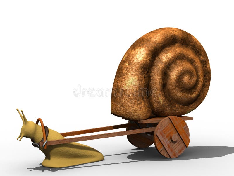 Escargot illustration de vecteur