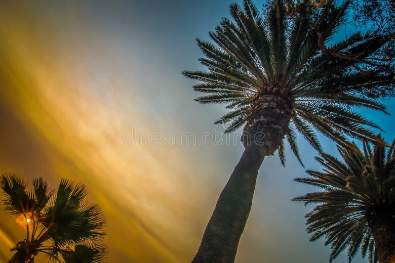 Escenas alrededor de Santa Mónica California en la puesta del sol en el Océano Pacífico fotografía de archivo libre de regalías Escenas alrededor de Santa Mónica California en la puesta del sol en el Océano Pacífico fotografía de archivo libre de regalías