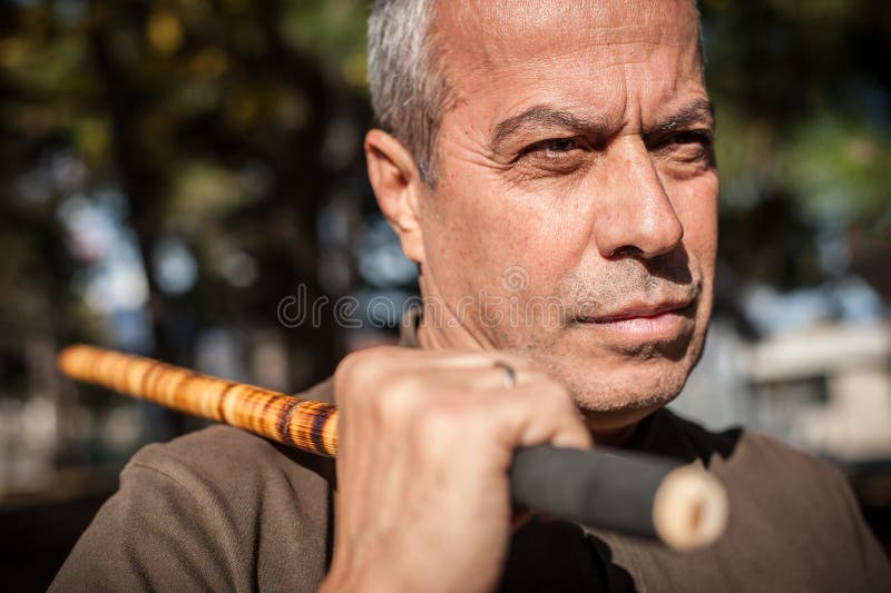 Kapap Instructor Fabian Garcia Demonstrates Filipino Escrima Stick