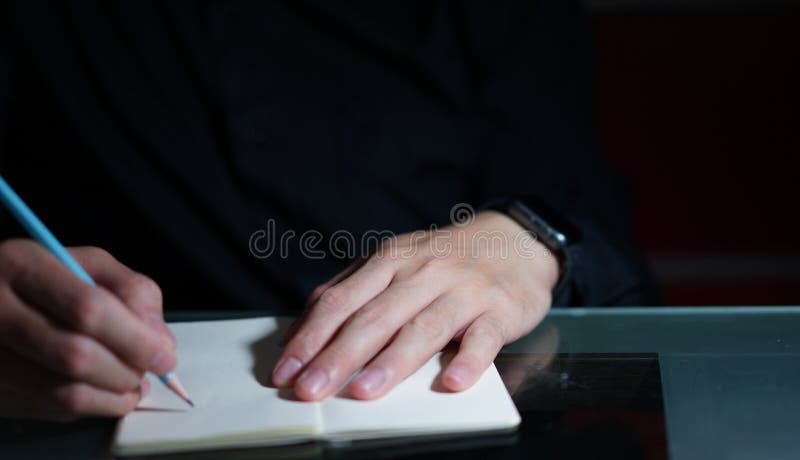 Escrita manual com desfoque de movimento imagem de stock royalty free