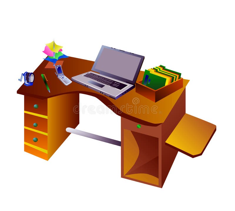 Escritorio Ilustraciones Stock, Vectores, Y Clipart – (429,576