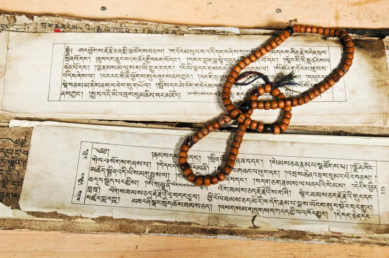 Escritura budista antigua