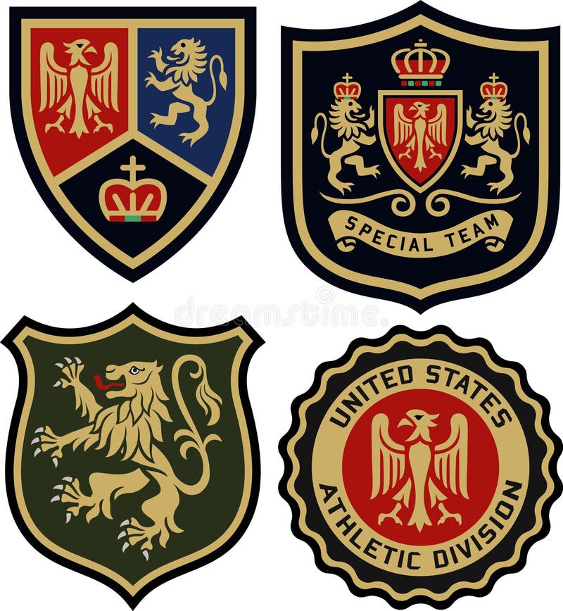 Escudo real de la insignia del emblema