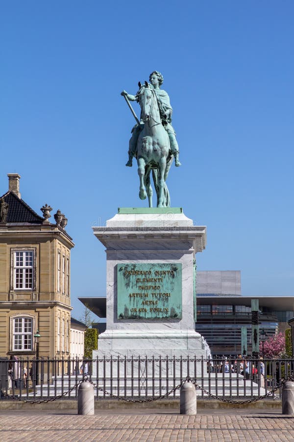 Escultura de Frederik V, Copenhague, Dinamarca