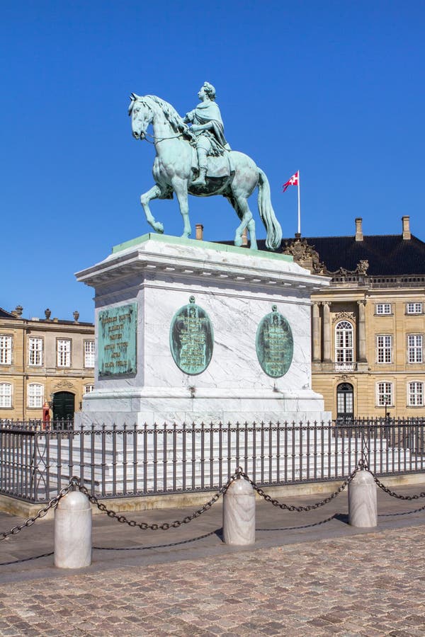 Escultura de Frederik V, Copenhague, Dinamarca