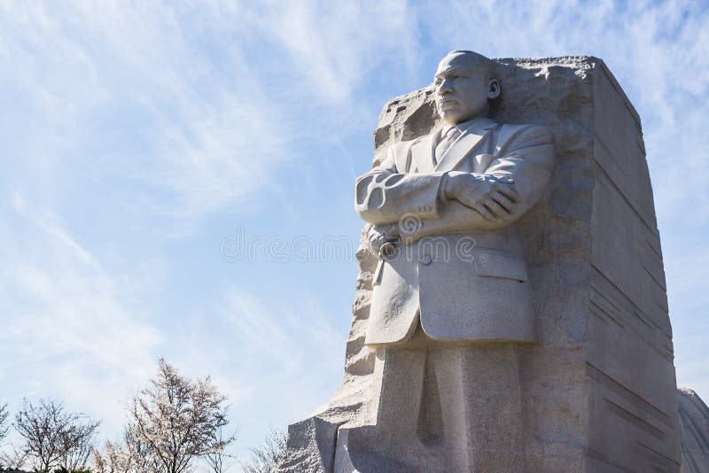 Escultura do ativista Martin Luther King dos direitos civis, júnior imagens de stock royalty free Escultura do ativista Martin Luther King dos direitos civis, júnior imagens de stock royalty free