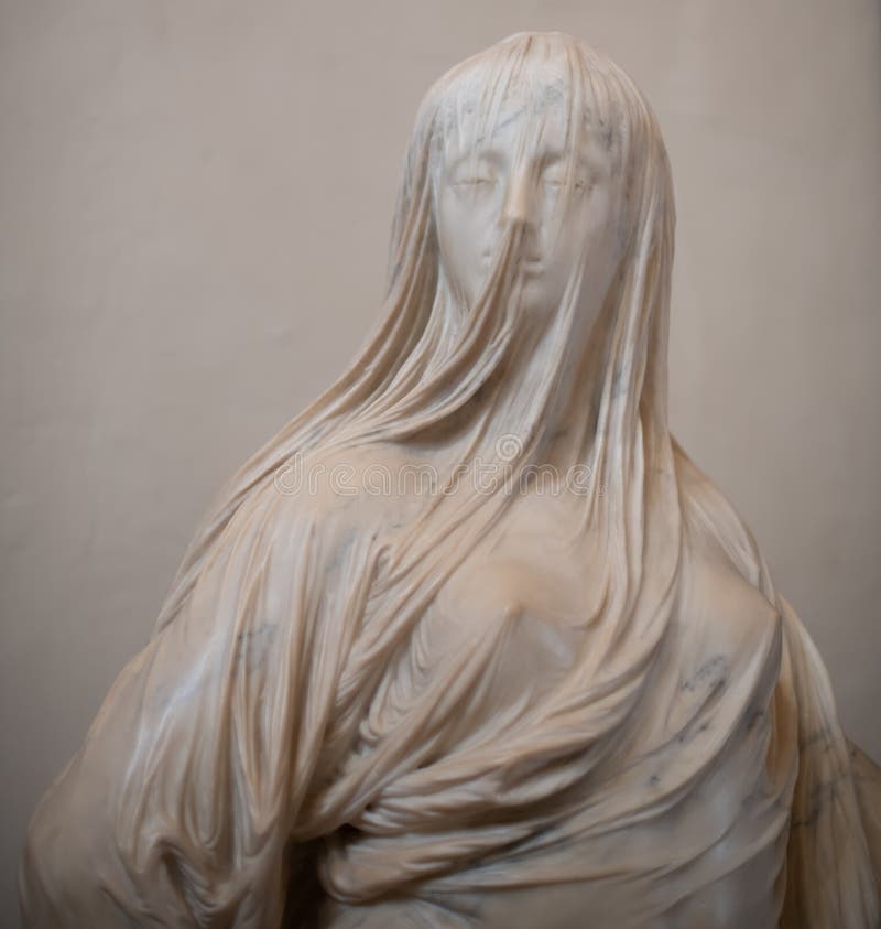 Ocho caos impermeable Escultura Misteriosa De Una Mujer Con Velo Imagen de archivo editorial -  Imagen de detalles, figuras: 196098159