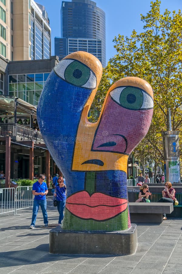 Escultura Ofelia De Melbourne Imagen editorial Imagen de pasos