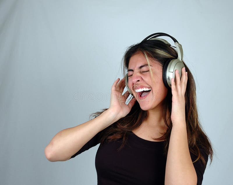 Download Escuta music-10 foto de stock. Imagem de menina, bonito - 59832