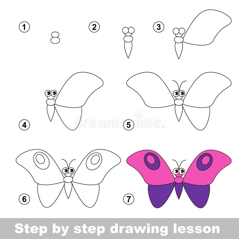 Esercitazione del disegno Come disegnare una farfalla