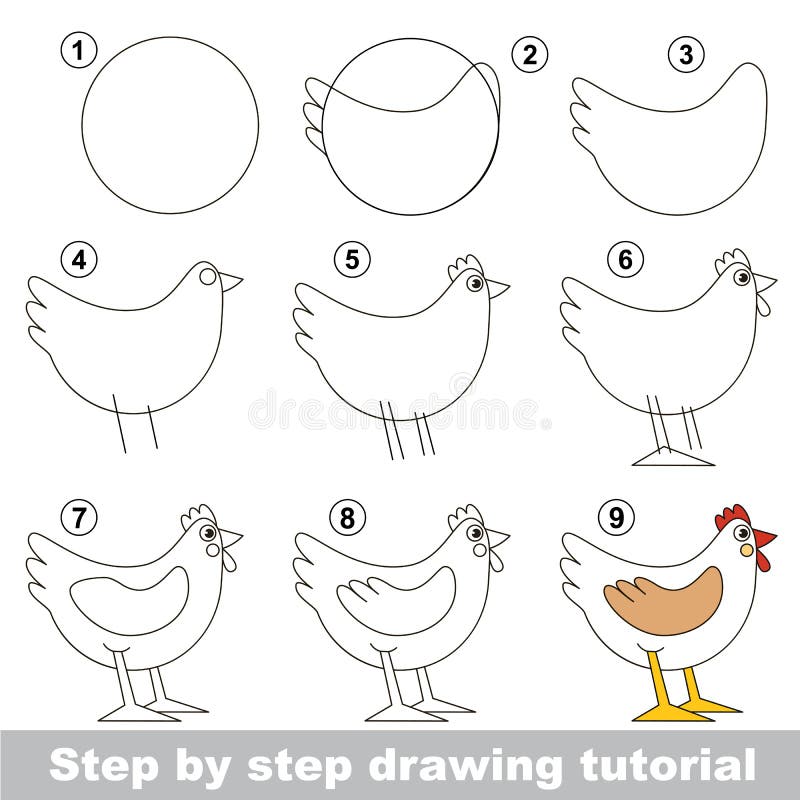 Esercitazione Del Disegno Per I Bambini In Eta Prescolare Illustrazione Vettoriale Illustrazione Di Bambino Divertente