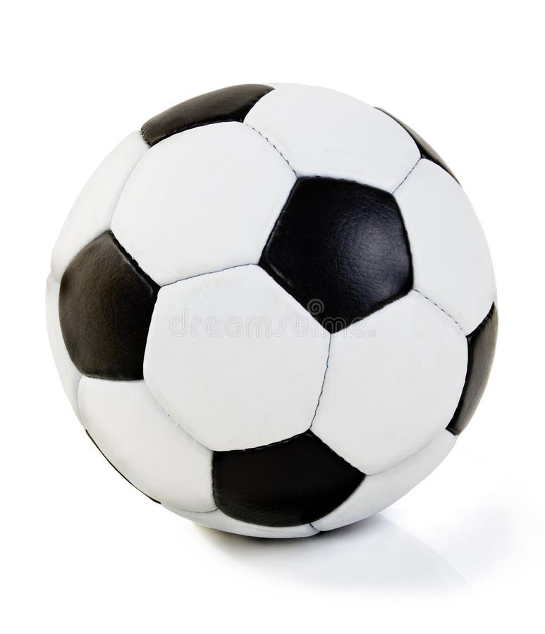 Bola Amarela Do Futebol No Fundo Branco Imagem de Stock - Imagem de branco,  brinquedo: 62304359