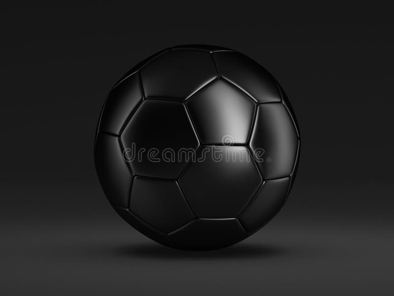 Bola De Futebol Clássica Amarela Preta Isolada Sobre Fundo Amarelo  Ilustração Stock - Ilustração de projeto, profissional: 186074123