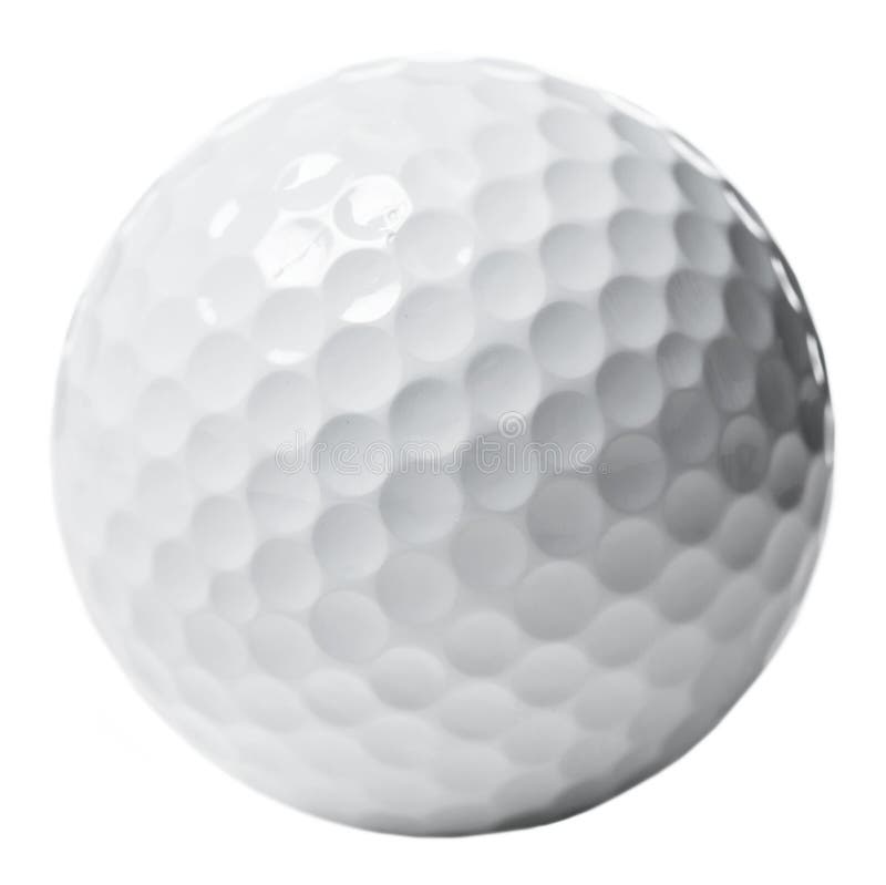 Golf ball isolated on white. Golf ball isolated on white