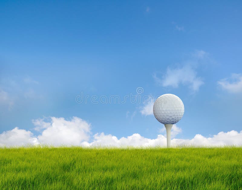 Esfera de golfe fotografia de stock royalty free Esfera de golfe fotografia de stock royalty free