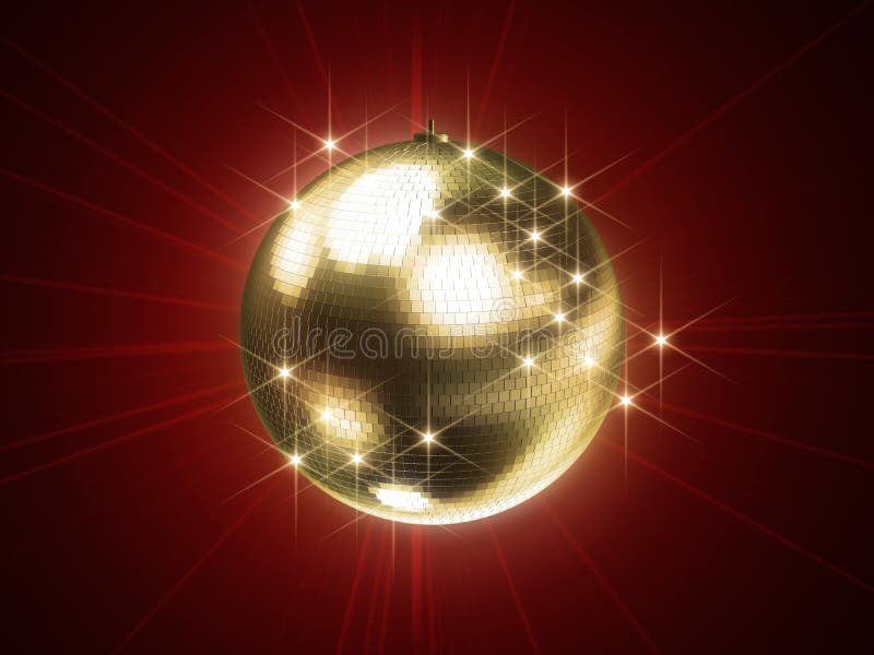 Esfera de oro del disco libre illustration Esfera de oro del disco libre illustration