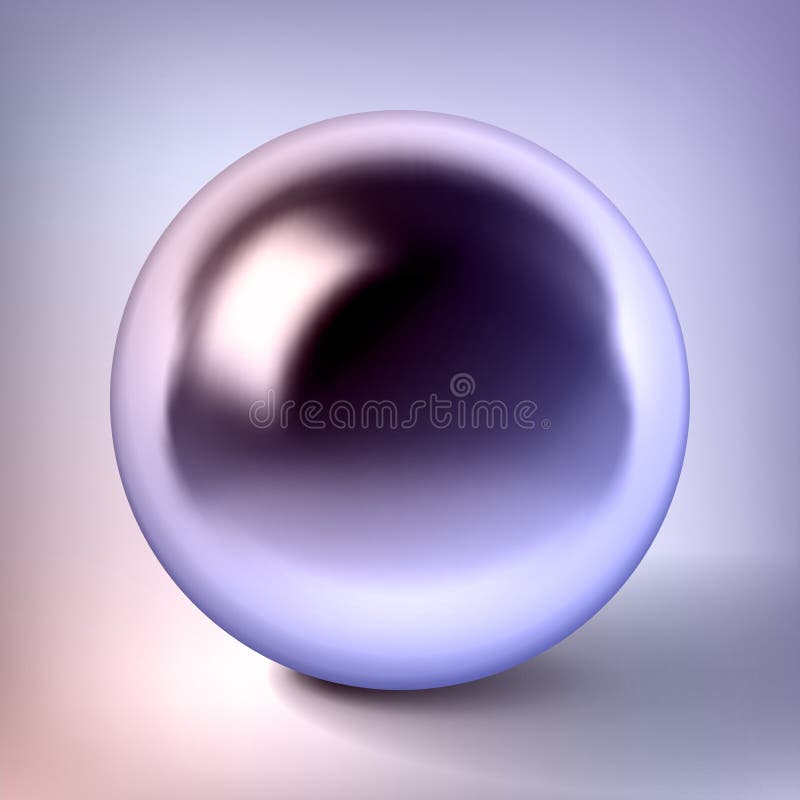 A esfera do cromo do vetor, bola de metal lustrosa, cor da pérola, cerca o objeto de prata para você projeto de projeto ilustração stock A esfera do cromo do vetor, bola de metal lustrosa, cor da pérola, cerca o objeto de prata para você projeto de projeto ilustração stock