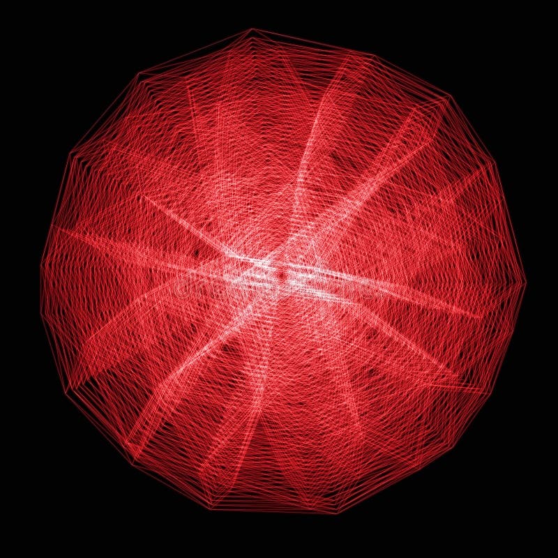 Esfera Laser ilustração do vetor