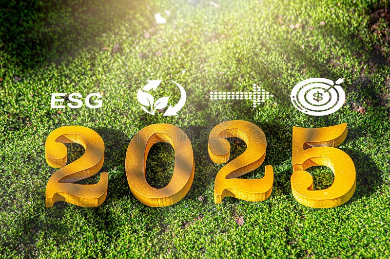 ESG 2025 Concept of Environmental, Social and Governance. Sustainable Corporation Development
