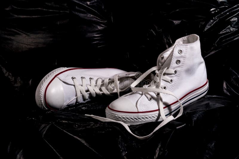 black and white converse photography