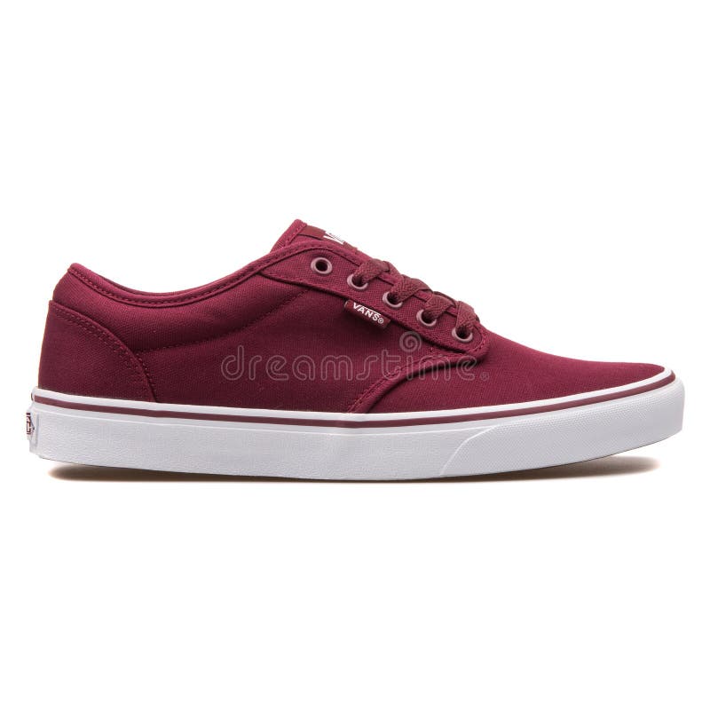 Espadrille d'Atwood Windsor Wine Bourgogne de fourgons photos stock Espadrille d'Atwood Windsor Wine Bourgogne de fourgons photos stock
