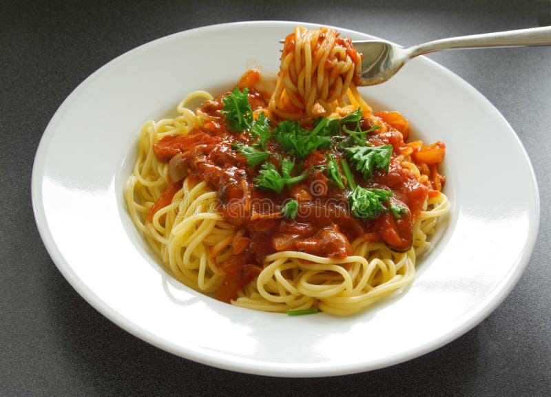 Spaghetti imagen de archivo