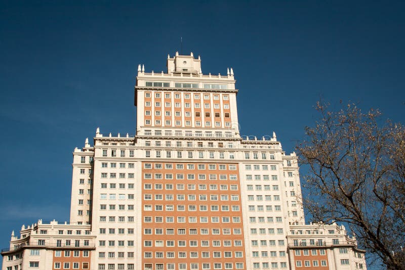 Espana building stock photo