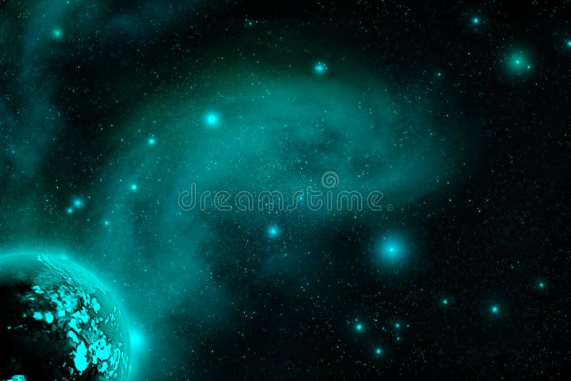 Espaço ilustração royalty free