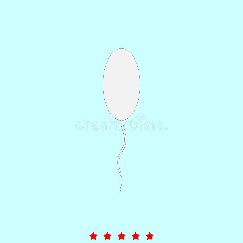 Esperma é ícone ilustração do vetor Esperma é ícone ilustração do vetor