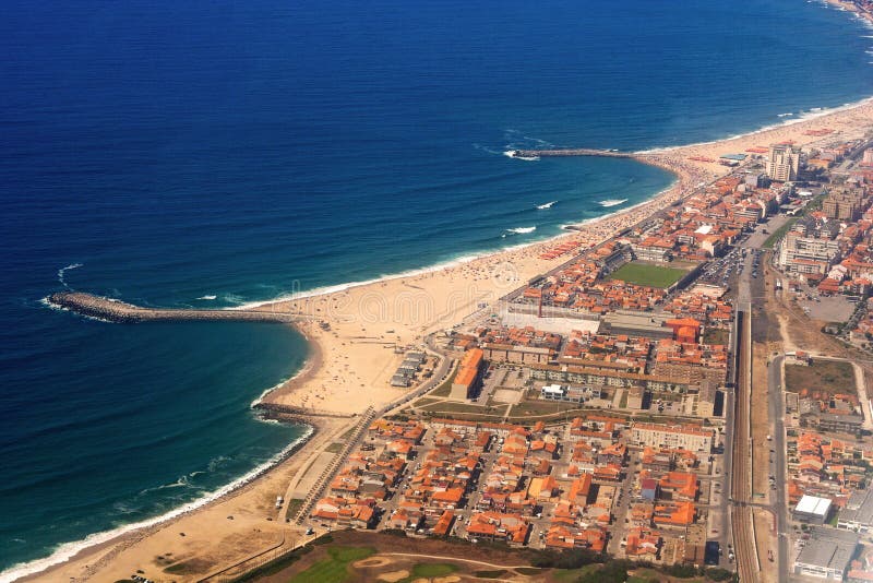 Espinho stock photo. Image of aeronautics, apound, beach 57374188