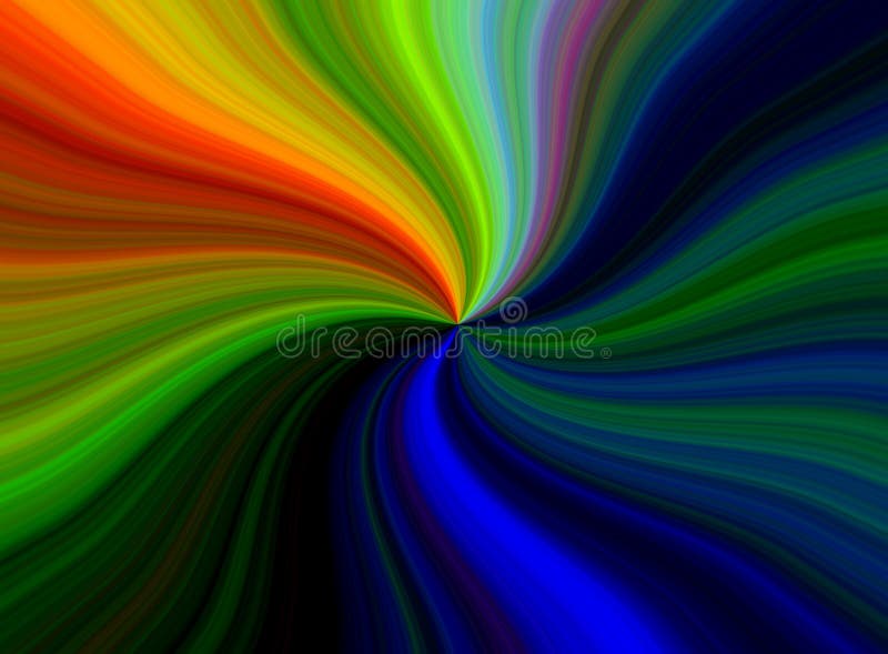 Espiral do arco-íris ilustração stock Espiral do arco-íris ilustração stock