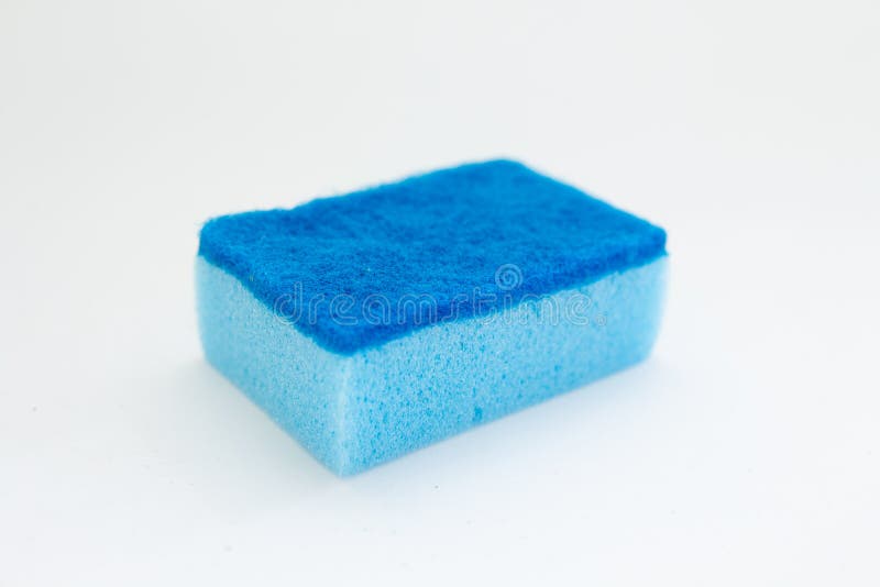 el fondo azul es una esponja para lavar platos. burbujas, bajo el agua.  esponja macro porosa Fotografía de stock - Alamy