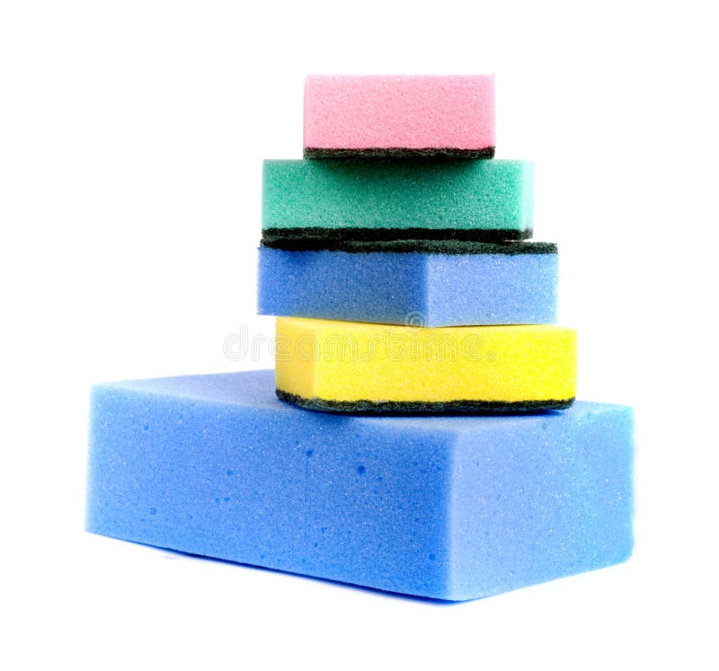 Esponjas do banho imagens de stock Esponjas do banho imagens de stock
