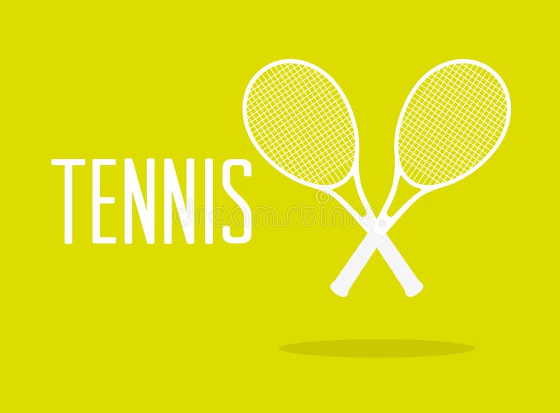 Desporto de ténis ilustração stock