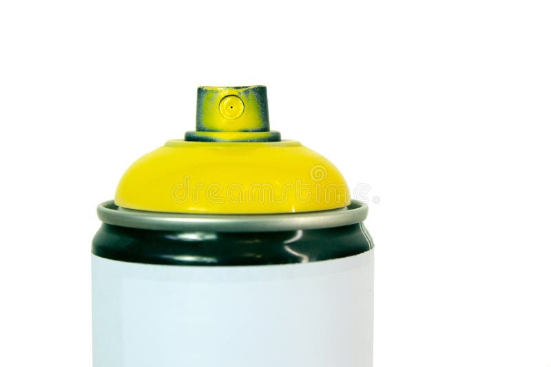 Espray amarillo del color foto de archivo libre de regalías Espray amarillo del color foto de archivo libre de regalías