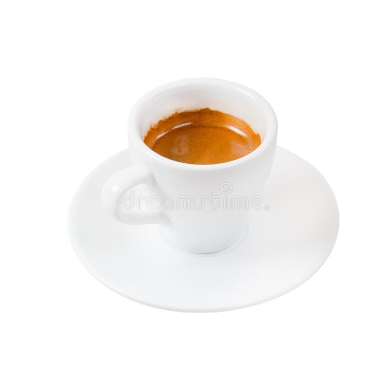 Espresso coffee stock image. Image of shot, caffeine, isolated 9233445