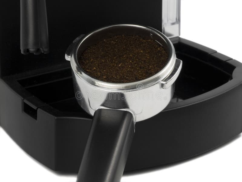 Filter Holder for Coffee Machine Stock Image Image of coffee, grind