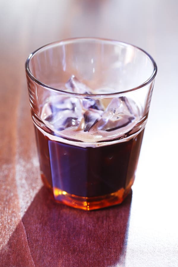 Espresso on ice stock image. Image of cool, cold, icecold 6251105