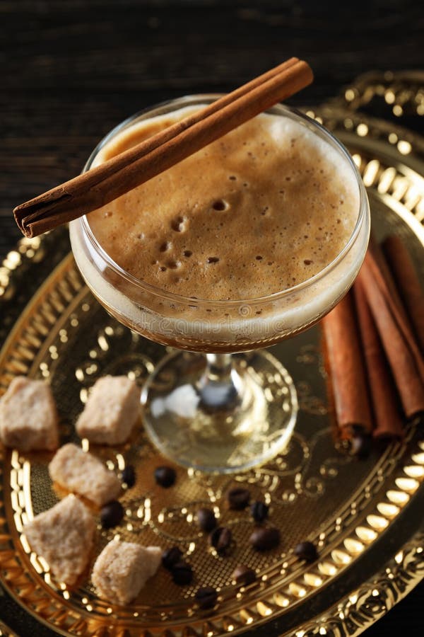 Espresso Martini Cocktail, Delicious Alcohol Drink, Dessert Cocktail