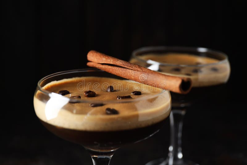 Espresso Martini Cocktail, Delicious Alcohol Drink, Dessert Cocktail