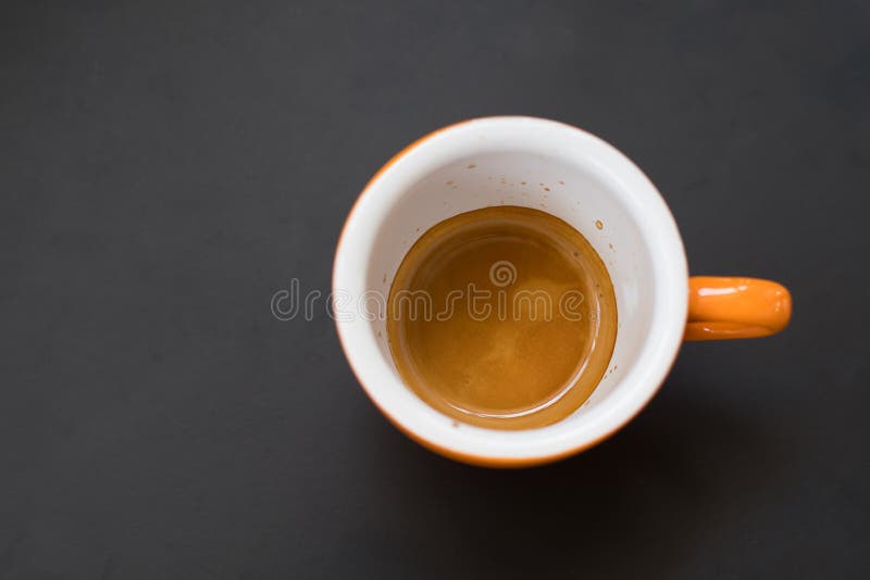 Espresso shot in mug stock photo. Image of view, cafe 145164252