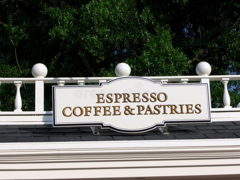 Espresso Sign royalty free stock images
