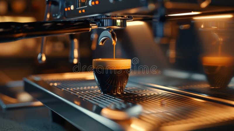 Espresso turnare AI generate imagine royalty free stock images