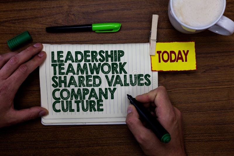 Esprima la cultura della Leadership Teamwork Shared Values Company del testo di scrittura Concetto di affari per l'indicatore del immagine stock libera da diritti Esprima la cultura della Leadership Teamwork Shared Values Company del testo di scrittura Concetto di affari per l'indicatore del immagine stock libera da diritti