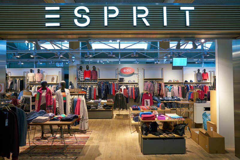 Esprit Brand Name Over a Shop Entrance in Vivocity, Singapore Editorial ...