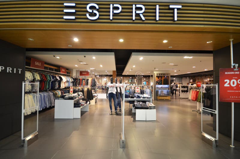 Esprit Fashion logo editorial image. Image of consume - 18026510